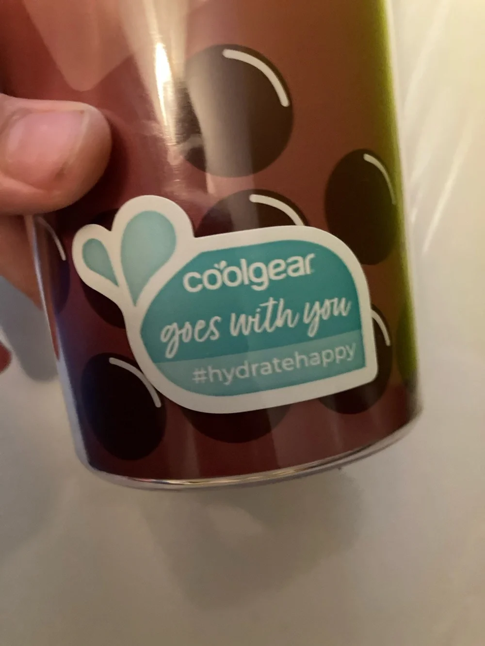 Cologear Blue-Accented Brown Novelty Ice Cream Tumbler